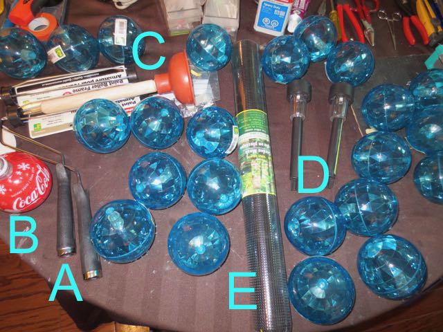 original materials from dollar store